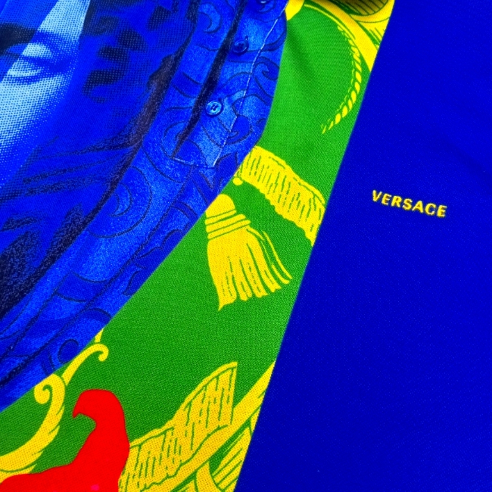 Versace Giovanni Polo shirt. Timeless Print